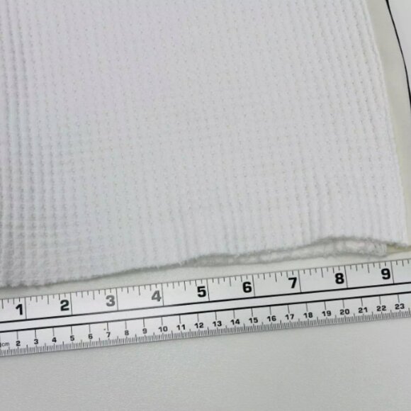 Norma Kamali White Waffle Knit Track Pants Side Stripe - Picture 14 of 15